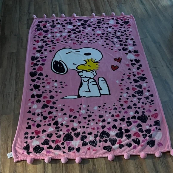 Vera Bradley Pink Plush Blanket - Picture 1 of 2